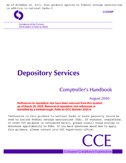 Depository Services Cover Image