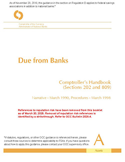 Due From Banks Cover Image