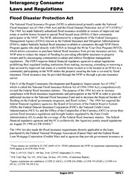 Flood Disaster Protection Act (Interagency) Cover Image