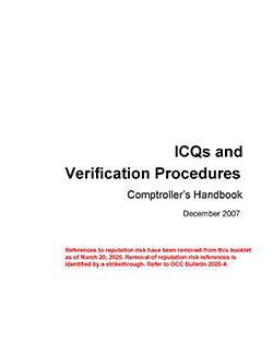 Internal Control Questionnaires/Verification Procedures Cover Image